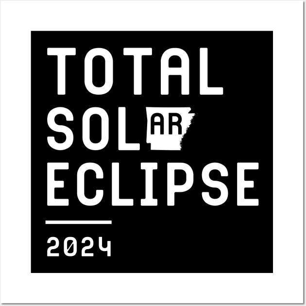 Total Solar Eclipse Arkansas Wall Art by Relaxed Creative